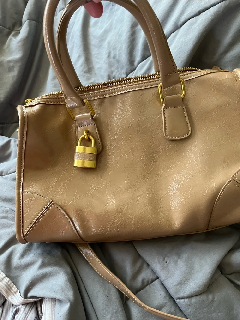 Madison West structured tan